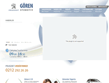 Tablet Screenshot of gorenotomotiv.com